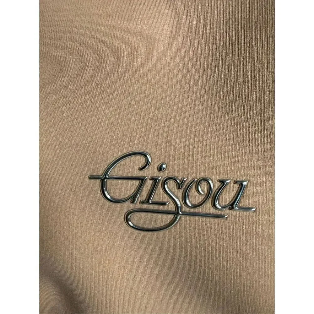 Gisou Pink Shoulder Bag Purse Microfiber Chrome Logo Merch Tote
